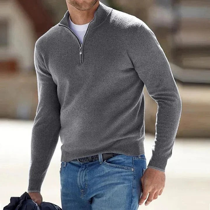 Men's Long-Sleeve Sweater – Soft and Timeless