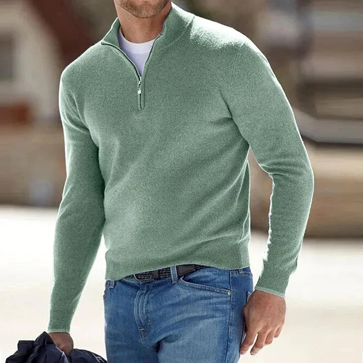 Men's Long-Sleeve Sweater – Soft and Timeless