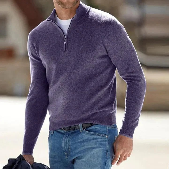 Men's Long-Sleeve Sweater – Soft and Timeless