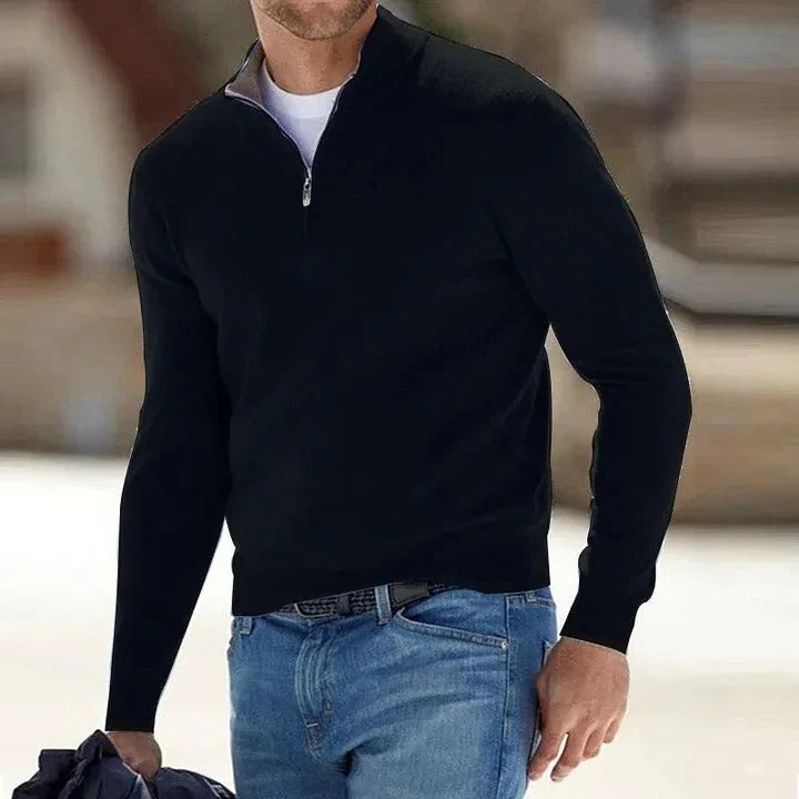 Men's Long-Sleeve Sweater – Soft and Timeless