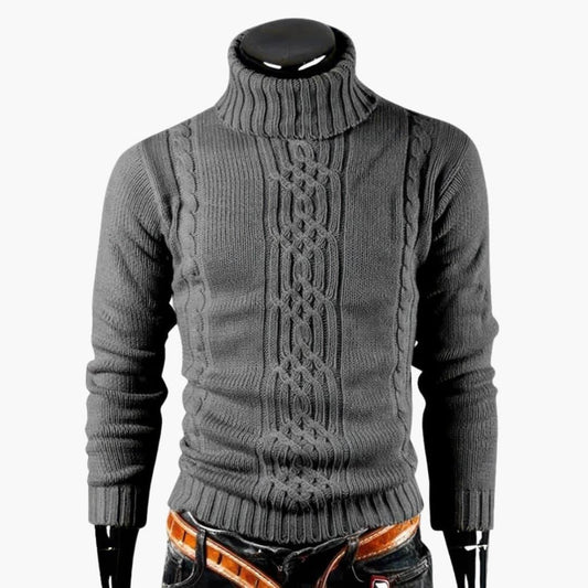 Men's Long-Sleeve Turtleneck Sweater