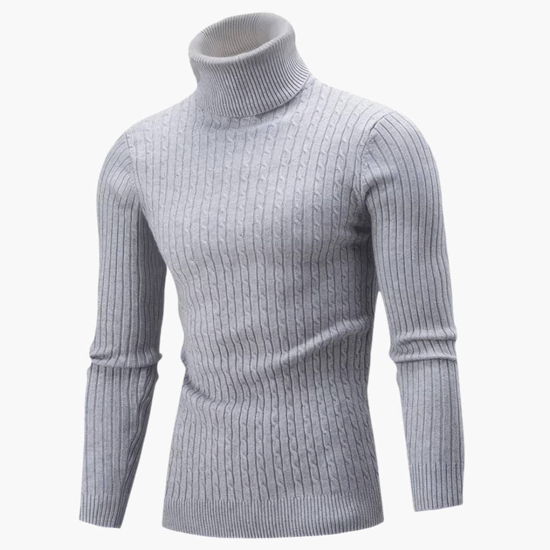 Men's Long-Sleeve Turtleneck Sweater
