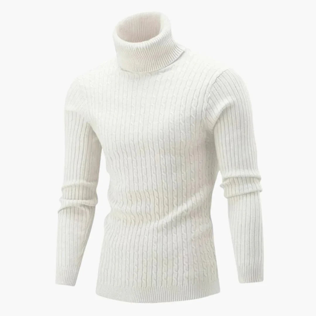 Men's Long-Sleeve Turtleneck Sweater
