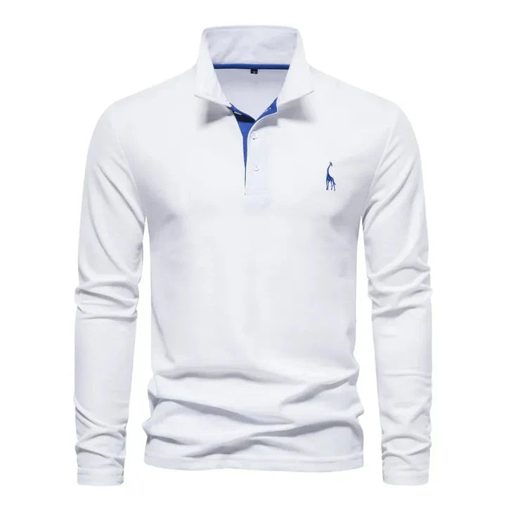 Men's Long-Sleeved Polo Shirt