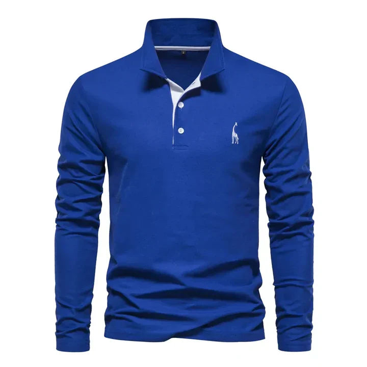 Men's Long-Sleeved Polo Shirt
