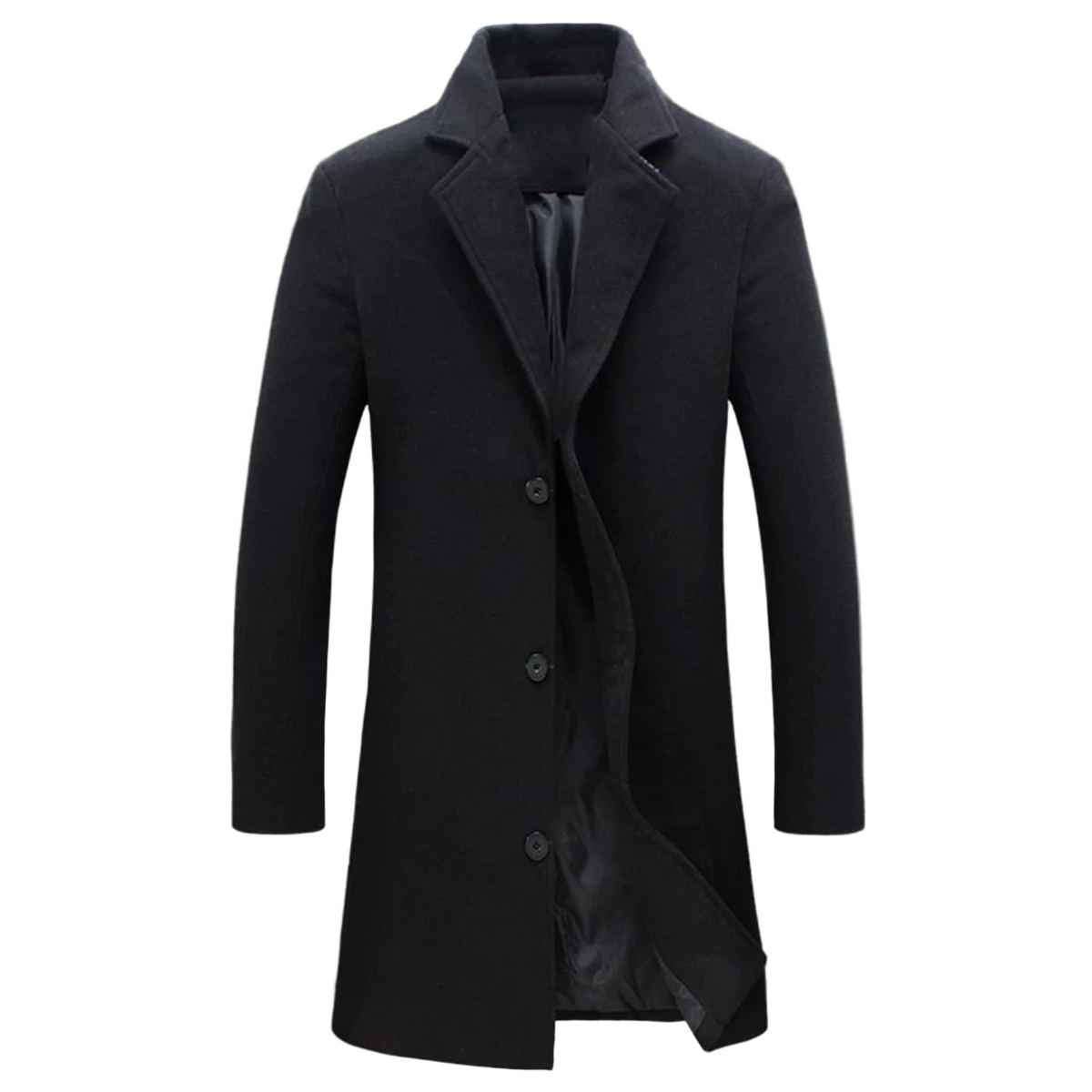 Men's Long Winter Coat - Stylish and Comfortable