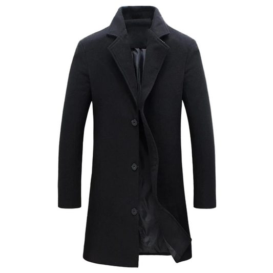 Men's Long Winter Coat - Stylish and Comfortable