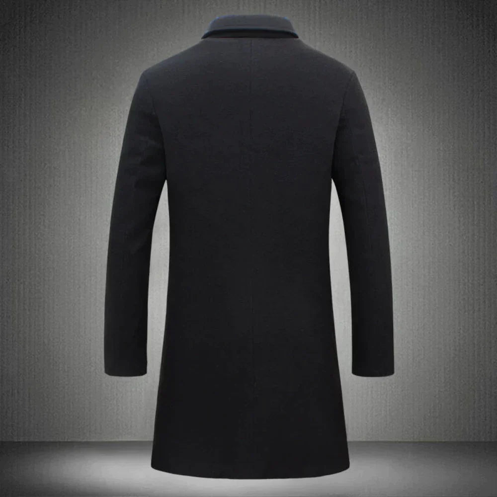 Men's Long Winter Coat - Stylish and Comfortable