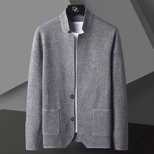 Men's Mandarin Collar Jacket