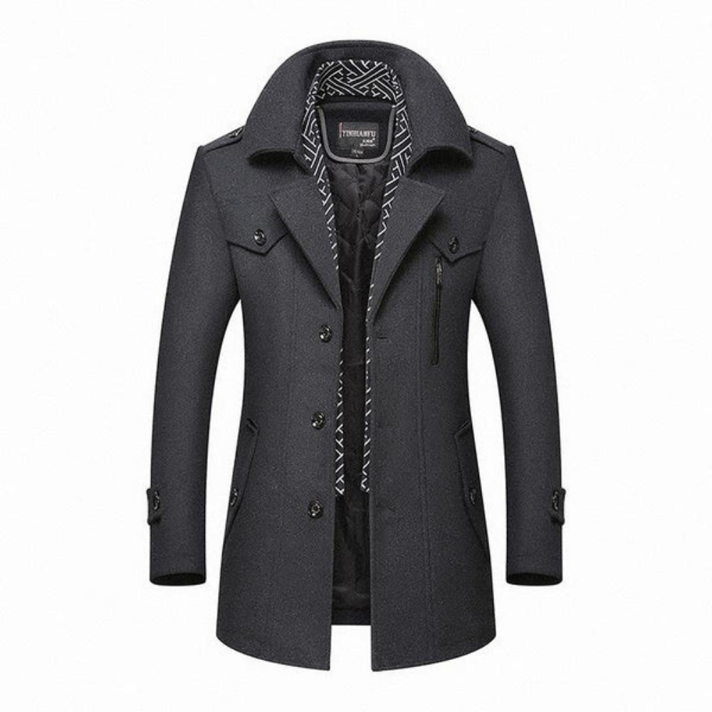 Men's Mid-Length Peacoat