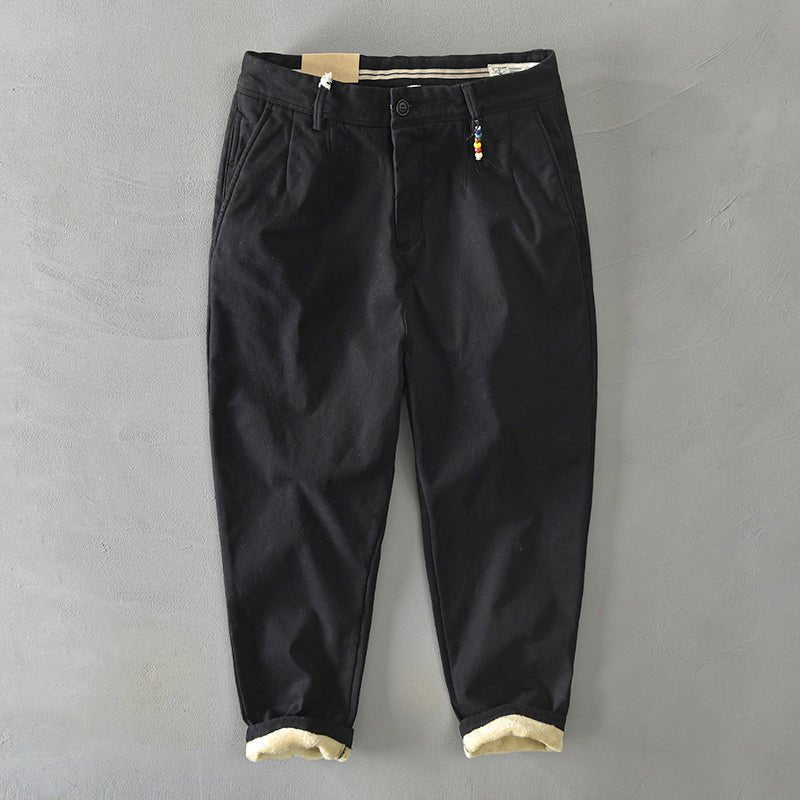Men's Mid-Rise Tapered Chino Pants