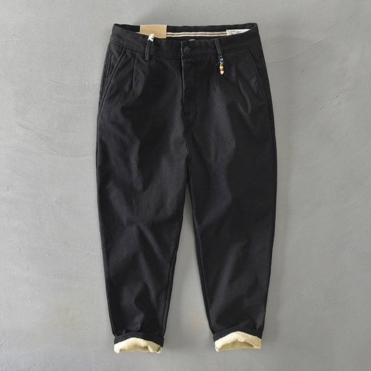 Men's Mid-Rise Tapered Chino Pants