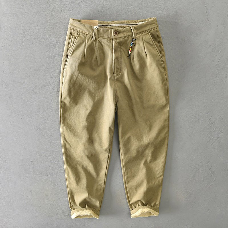 Men's Mid-Rise Tapered Chino Pants