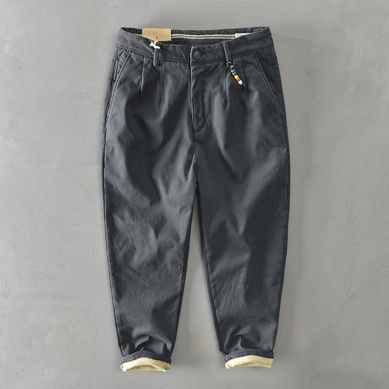 Men's Mid-Rise Tapered Chino Pants
