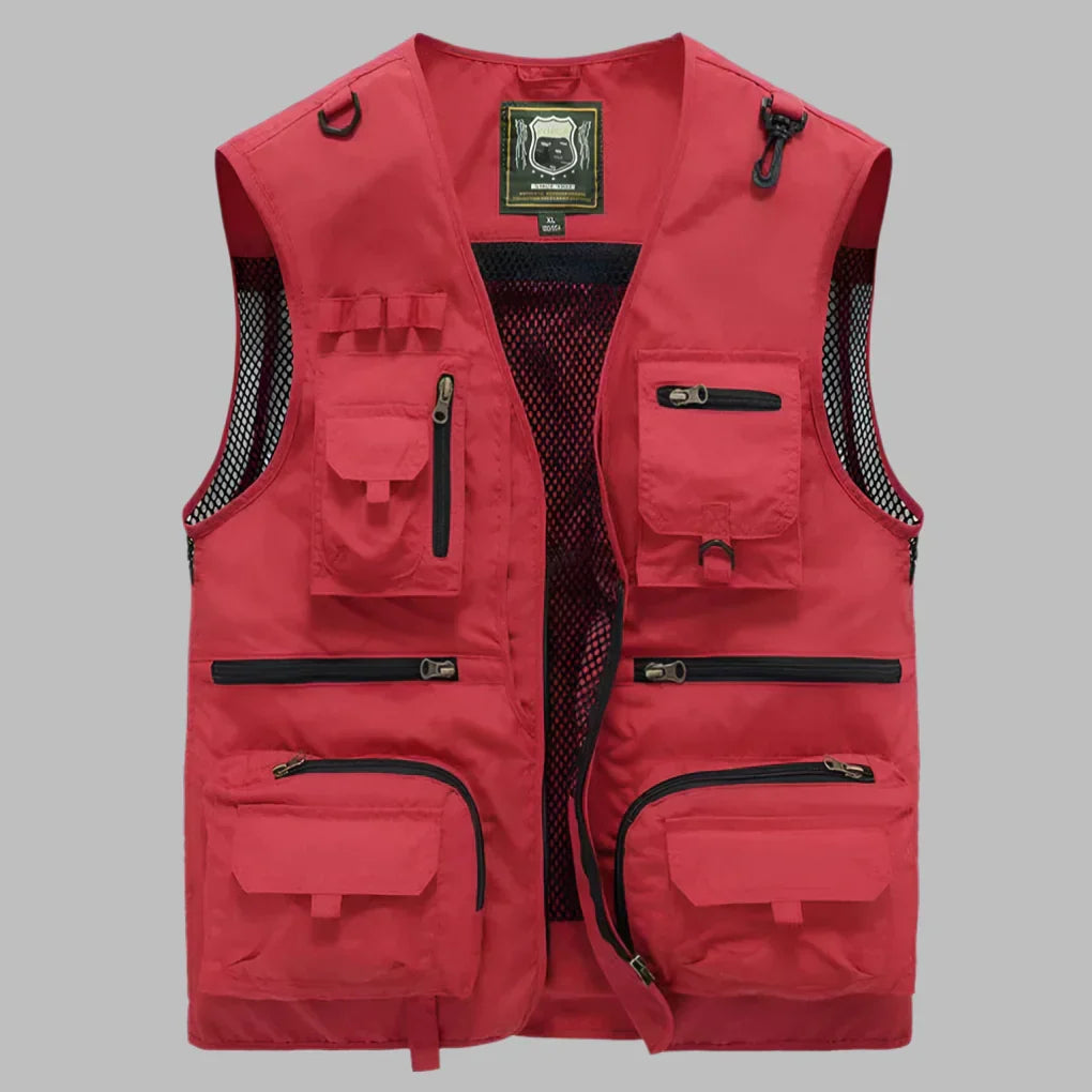 Men's Multi-Pocket Cargo Vest