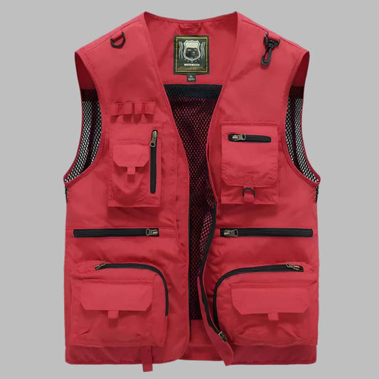 Men's Multi-Pocket Cargo Vest