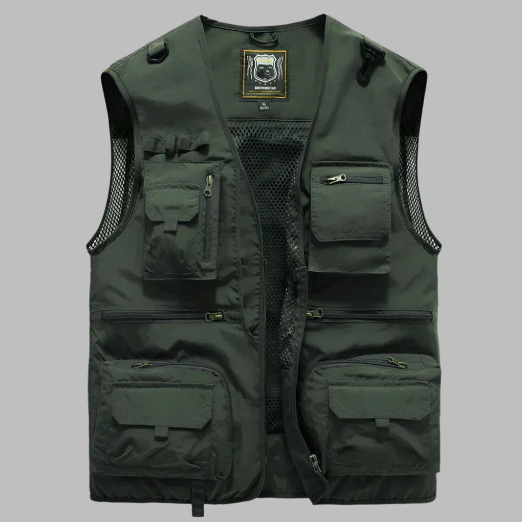 Men's Multi-Pocket Cargo Vest