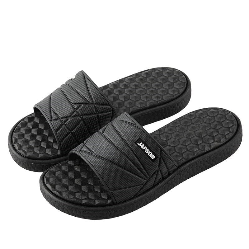 Men's Orthopedic Flip-Flops with Geometric Strap