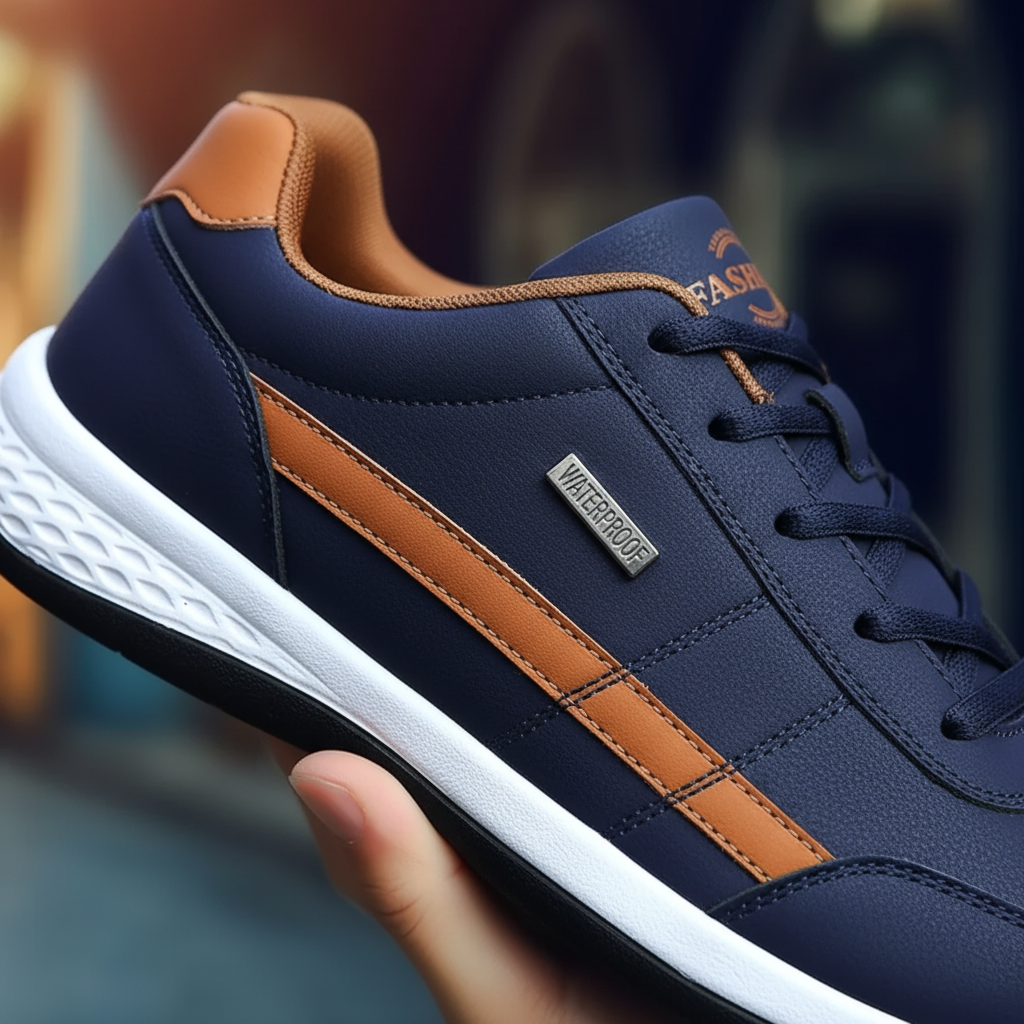 Men's Orthopedic PU Leather Sneakers - Travis