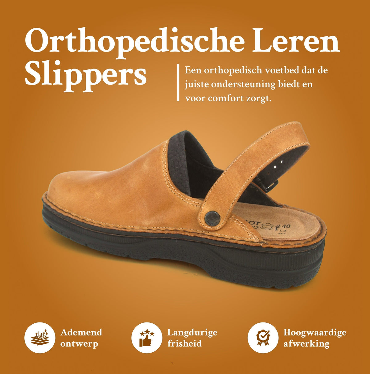 Men's Orthopedic Slippers - Style & Comfort