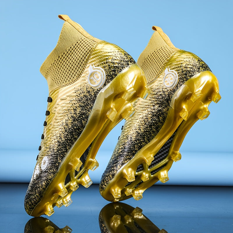 Men's Outdoor Football Boots with Non-Slip Outsole