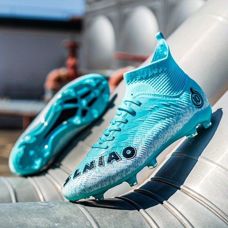 Men's Outdoor Football Boots with Non-Slip Outsole