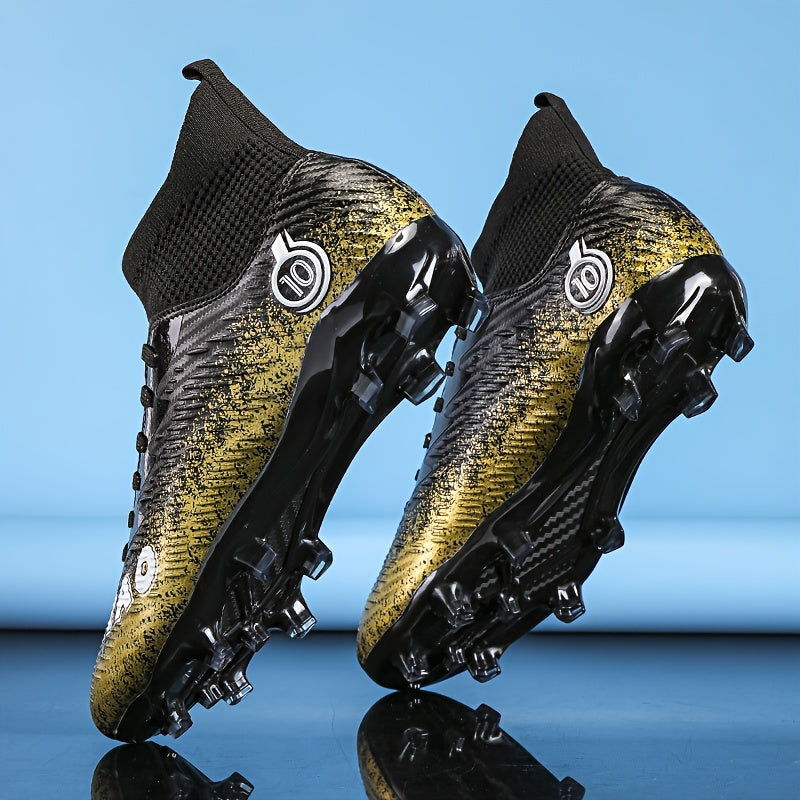 Men's Outdoor Football Boots with Non-Slip Outsole