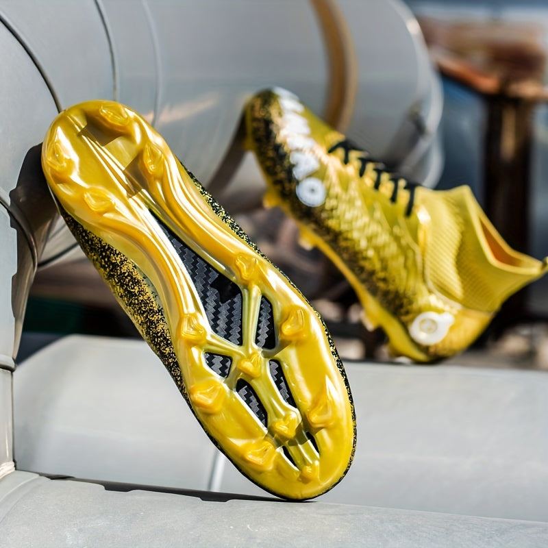 Men's Outdoor Football Boots with Non-Slip Outsole