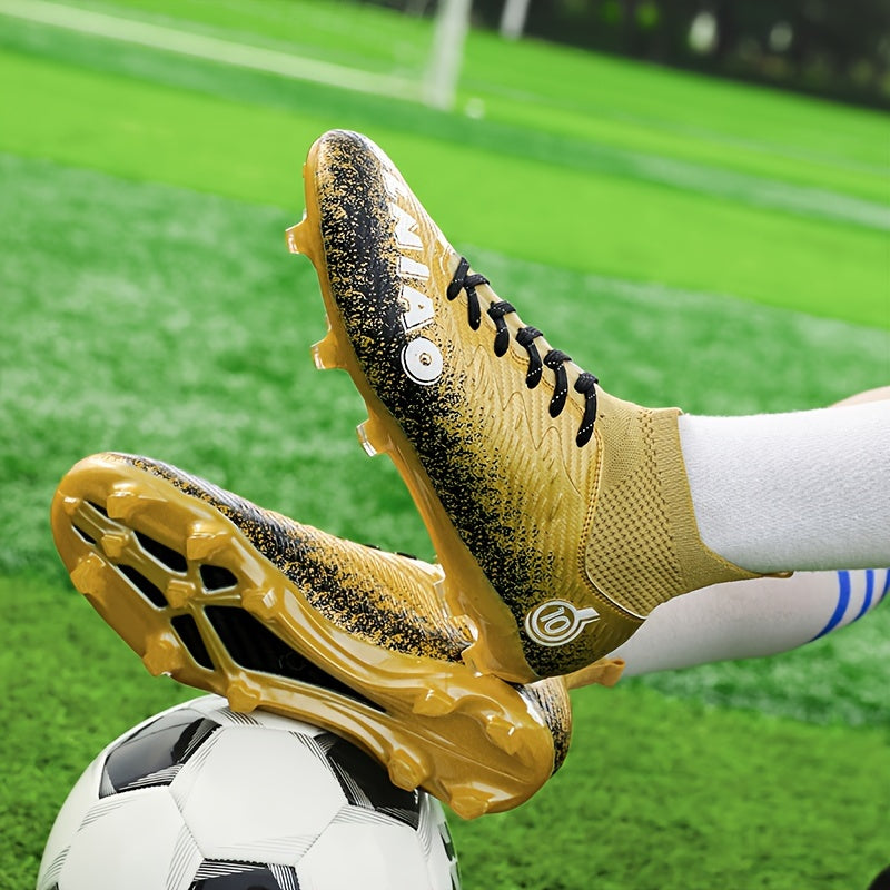 Men's Outdoor Football Boots with Non-Slip Outsole