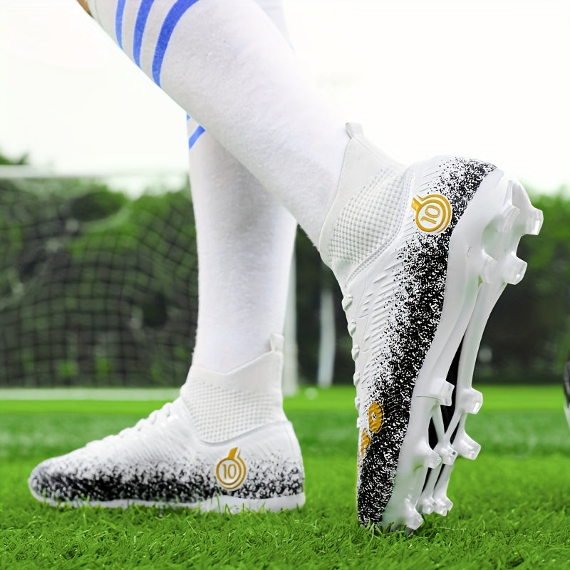 Men's Outdoor Football Boots with Non-Slip Outsole