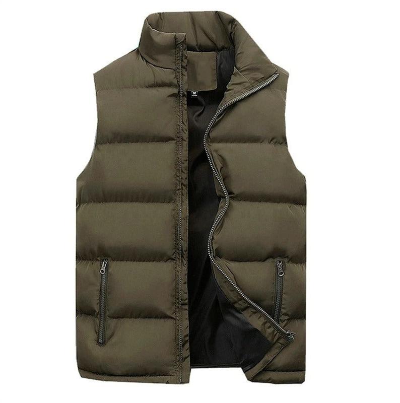 Men's Padded Sleeveless Puffer Jacket