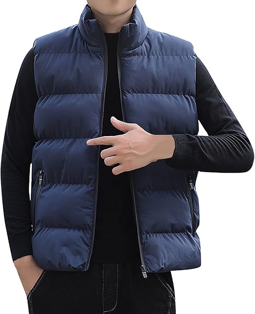 Men's Padded Sleeveless Puffer Jacket