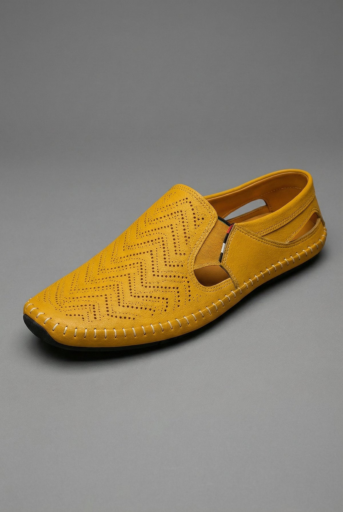 Men's Perforated Breathable Slip-On Casual Driving Loafers