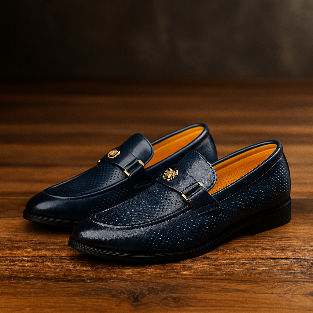 Men's Perforated Slip-On Loafers