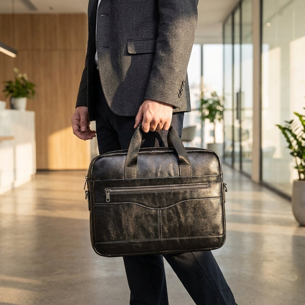 Men's Professional Briefcase for Laptop & Documents