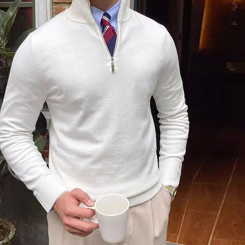 Men's Quarter Zip Sweater