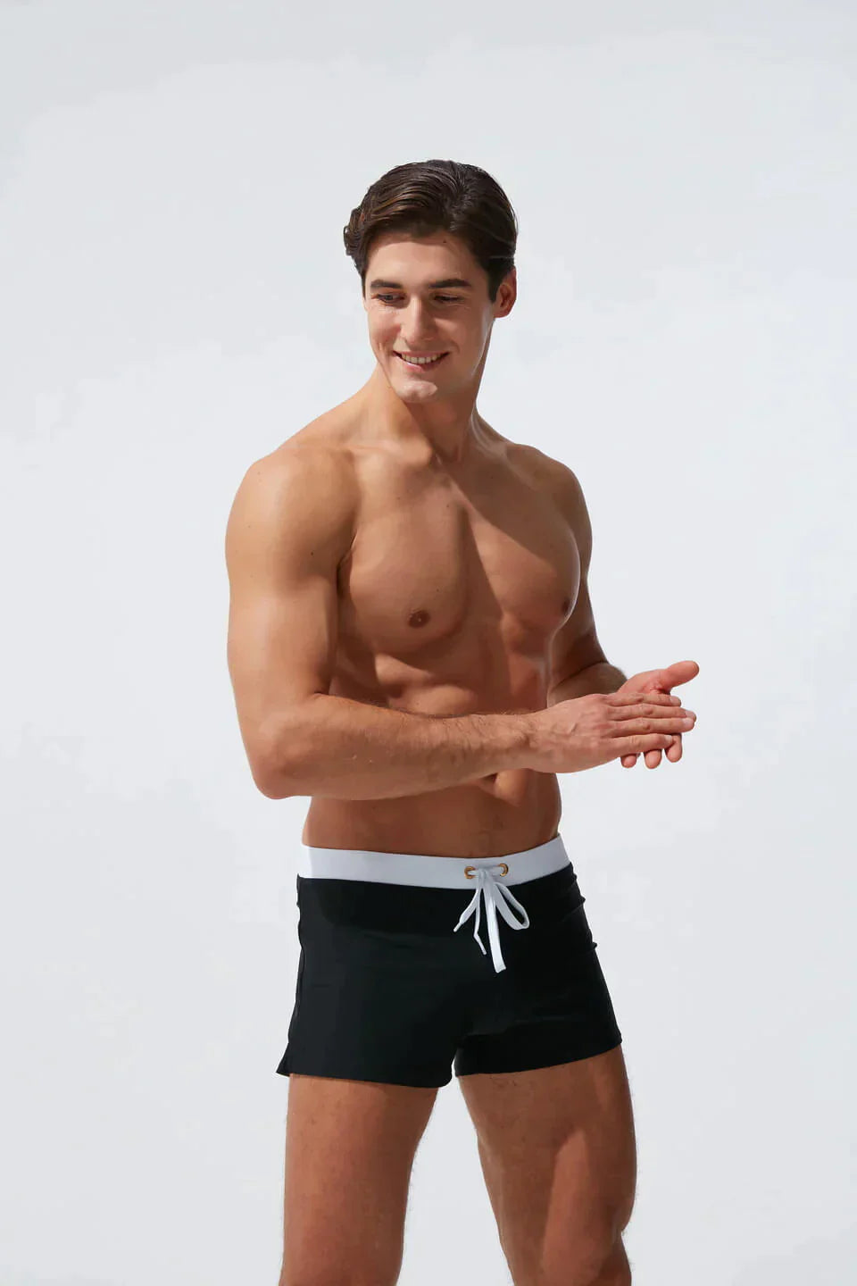 Men's Quick-Dry Swim Trunks with Adjustable Drawstring - Comfortable