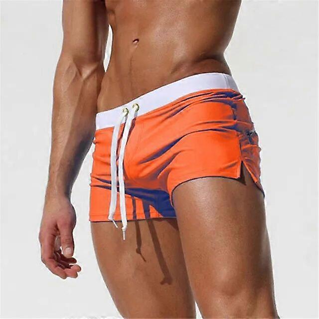 Men's Quick-Dry Swim Trunks with Adjustable Drawstring - Comfortable