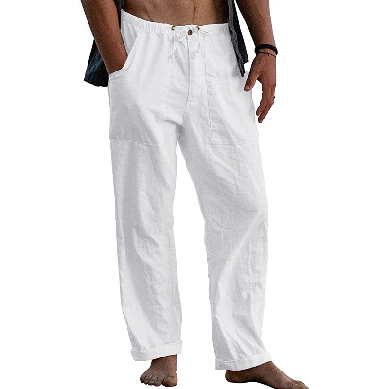 Men's Relaxed-Fit Casual Drawstring Pants