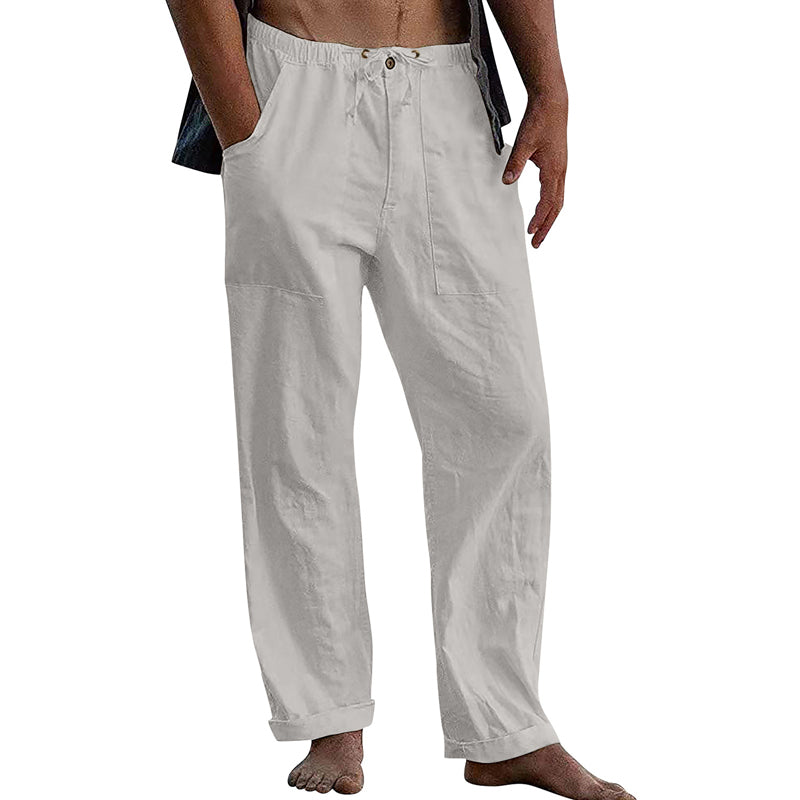 Men's Relaxed-Fit Casual Drawstring Pants