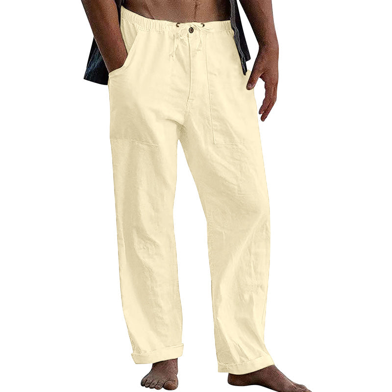 Men's Relaxed-Fit Casual Drawstring Pants