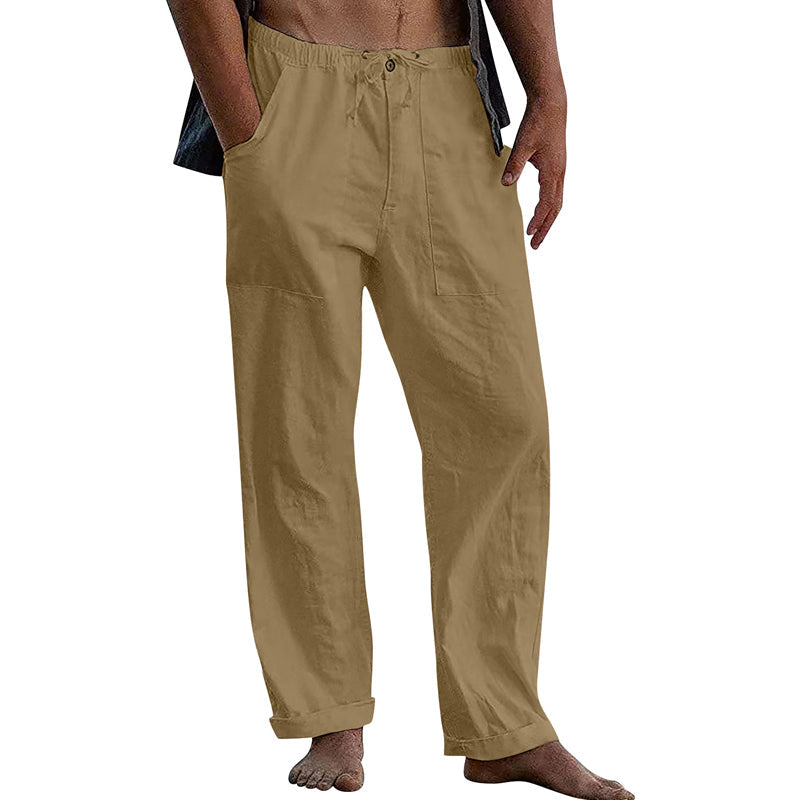 Men's Relaxed-Fit Casual Drawstring Pants