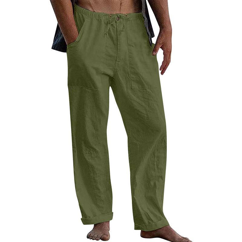 Men's Relaxed-Fit Casual Drawstring Pants