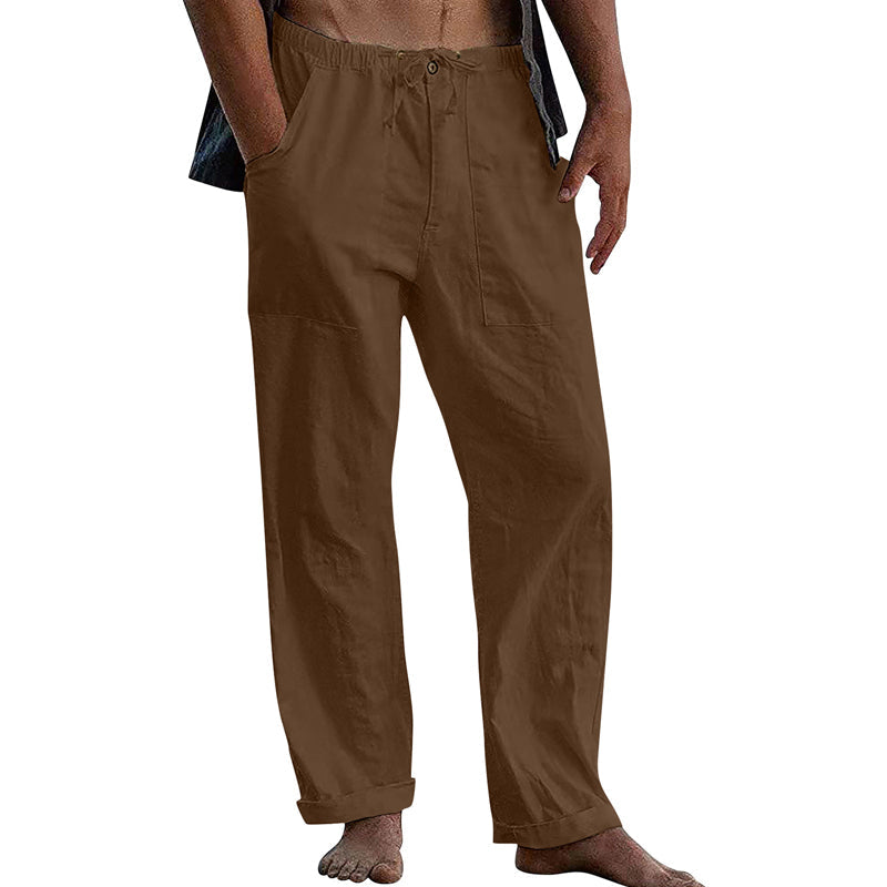 Men's Relaxed-Fit Casual Drawstring Pants