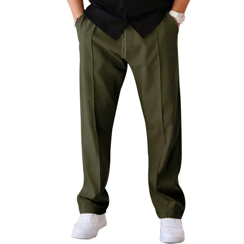 Men's Relaxed-Fit Formal Trousers