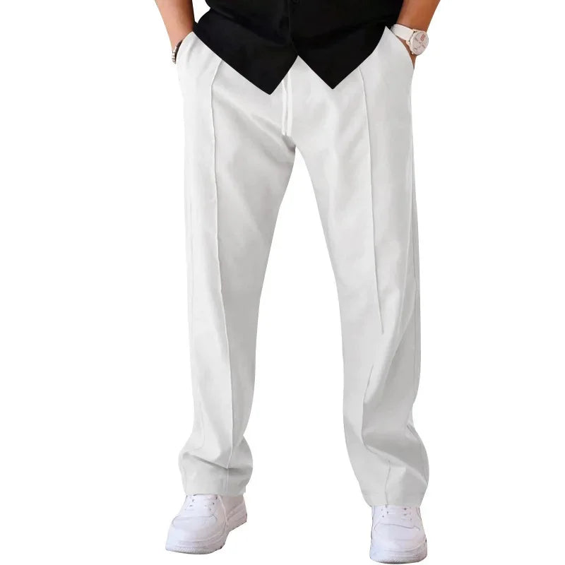 Men's Relaxed-Fit Formal Trousers