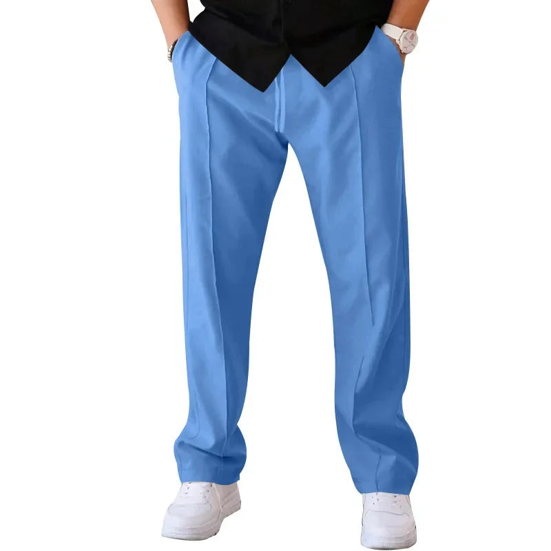Men's Relaxed-Fit Formal Trousers