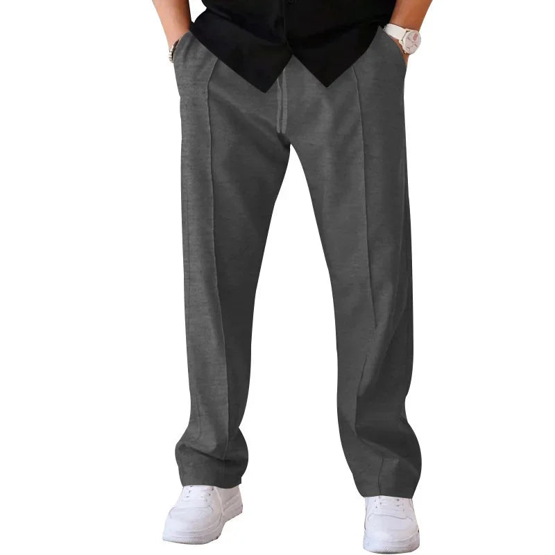 Men's Relaxed-Fit Formal Trousers