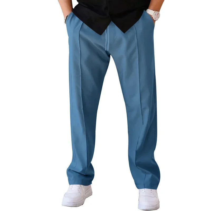 Men's Relaxed-Fit Formal Trousers