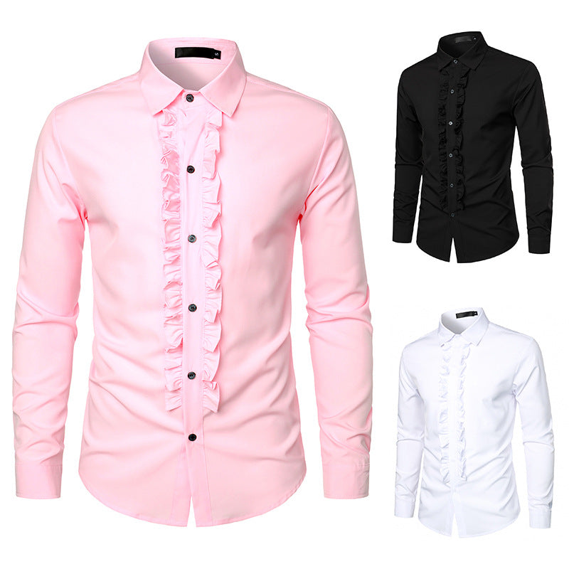Men's Ruffle Shirt